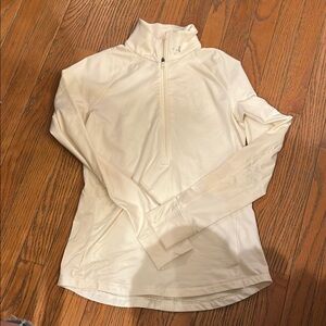 Under Armour Cream Quarter-Zip Pullover
